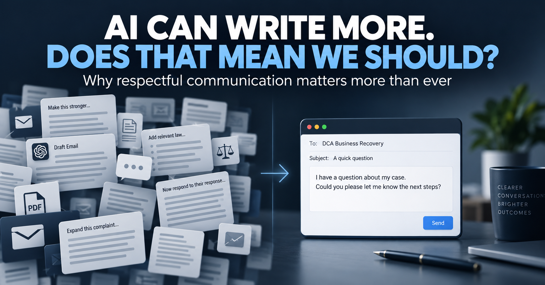 AI communication and the importance of respectful professional correspondence