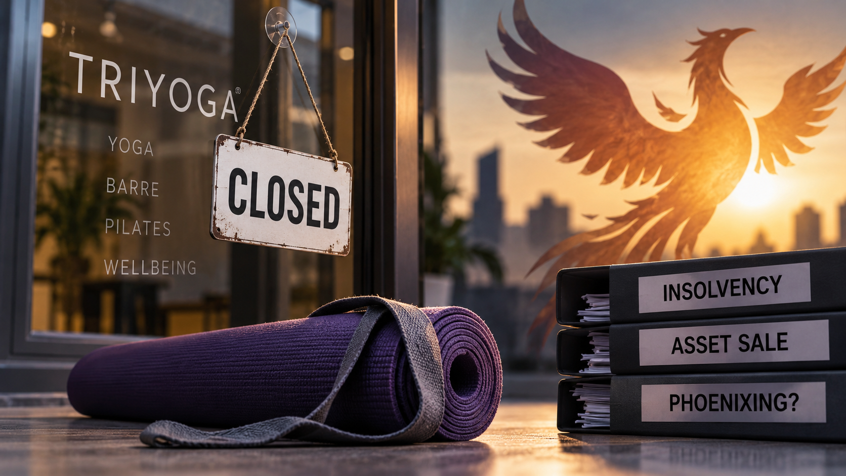 Triyoga collapse and phoenix company concerns following insolvency and an asset sale